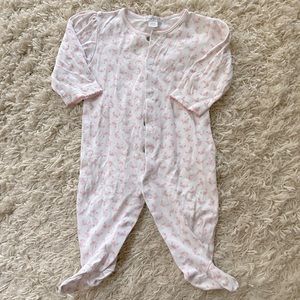 Kissy Kissy crab print footie